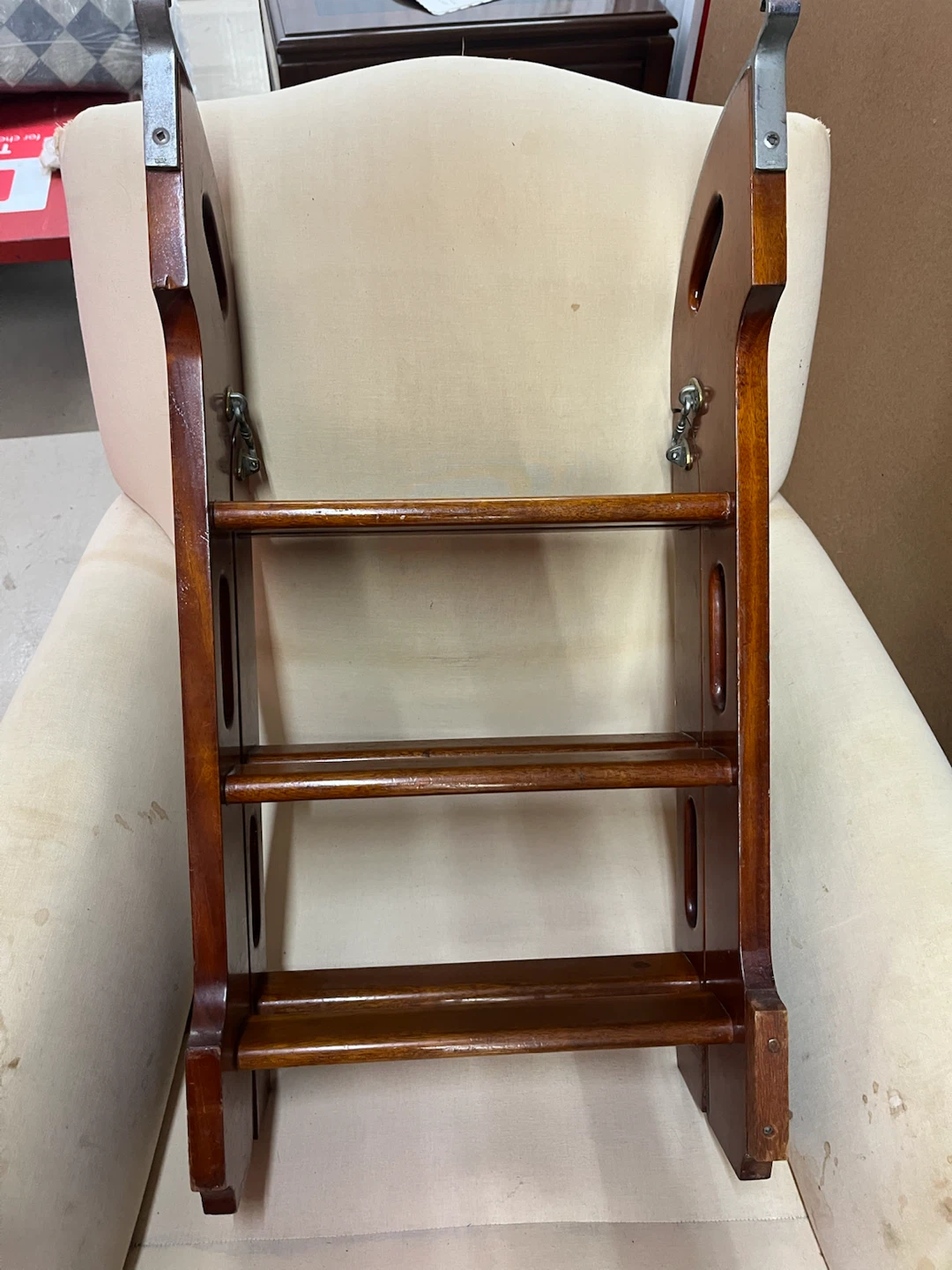 Vintage Mahogany Boat Ladder