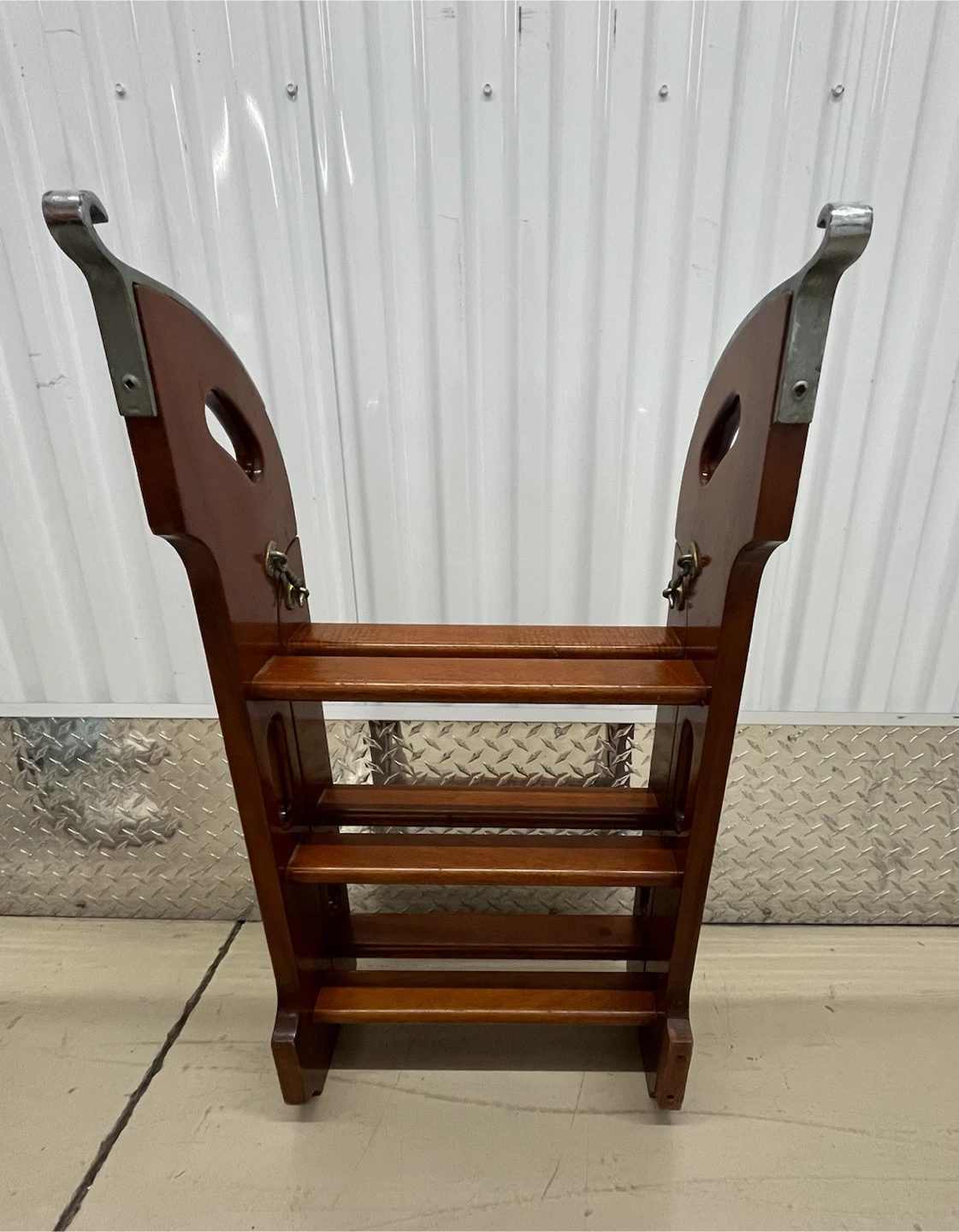 Vintage Mahogany Boat Ladder - photo 2