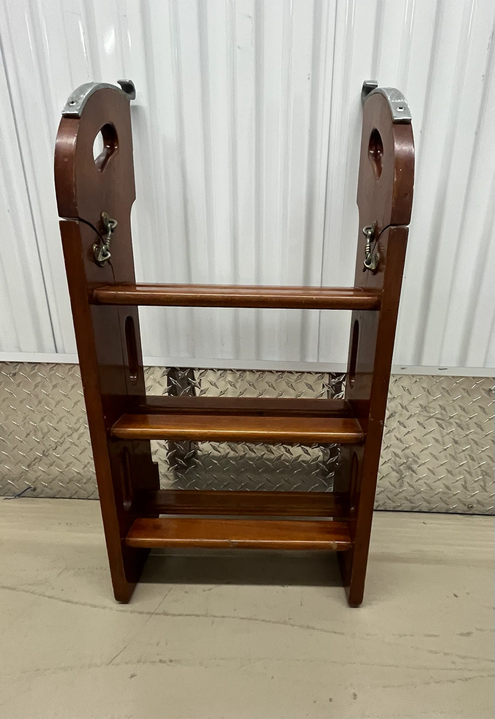 Vintage Mahogany Boat Ladder - photo 3