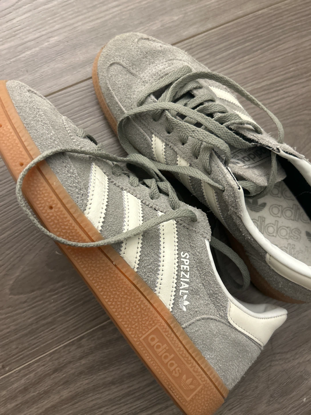 Adidas Spezial Grey Suede Sneakers