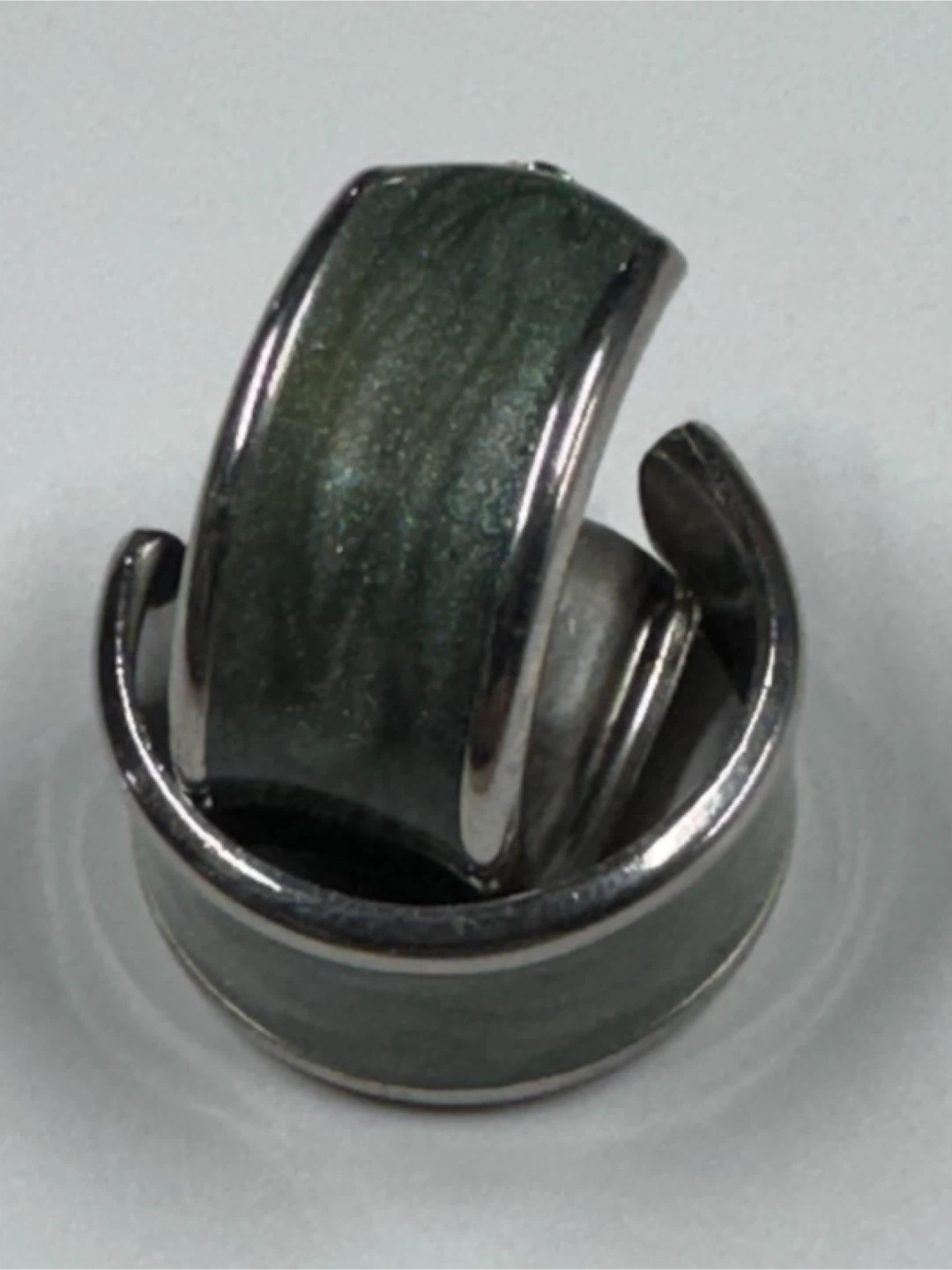 Silver Tone Hoop Earrings - photo 3