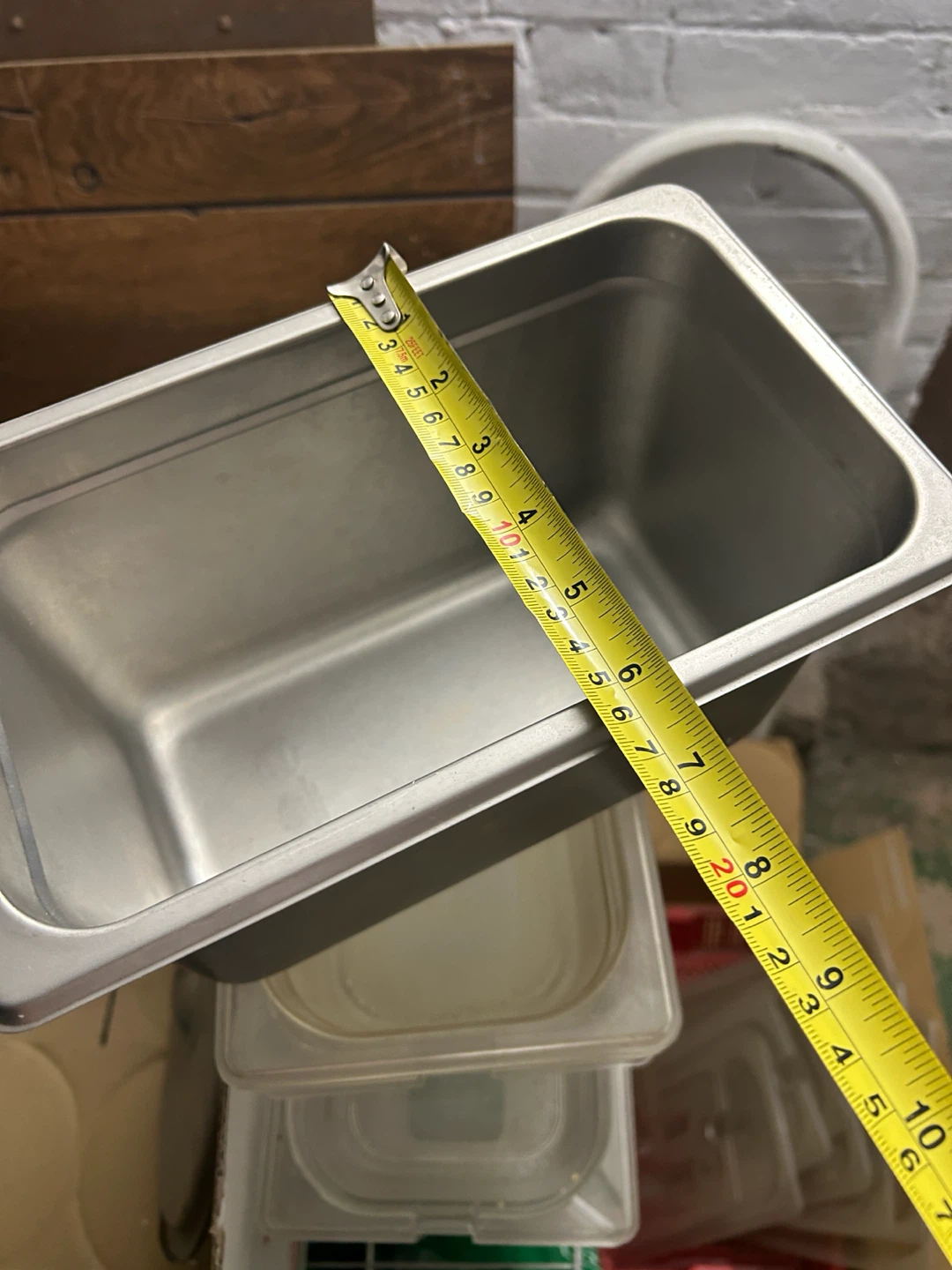 New Stainless Steel Food Pan