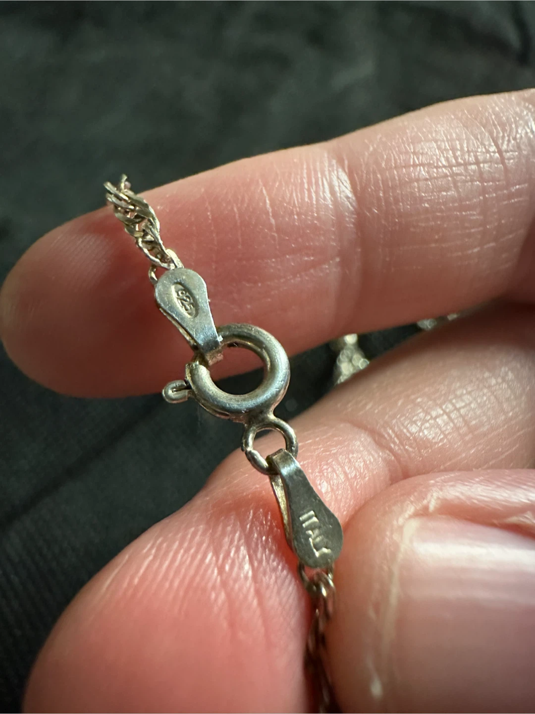 Two Silver Rope Chains - photo 3
