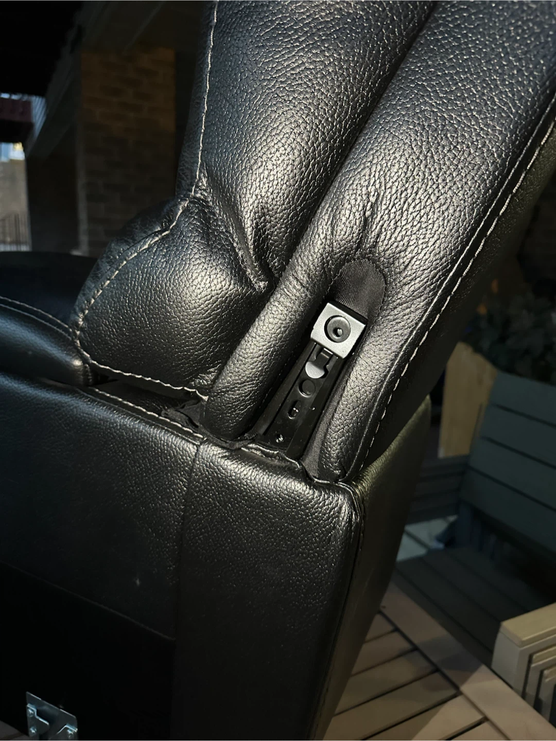 Black Car Console with Cup Holders and Storage - photo 4