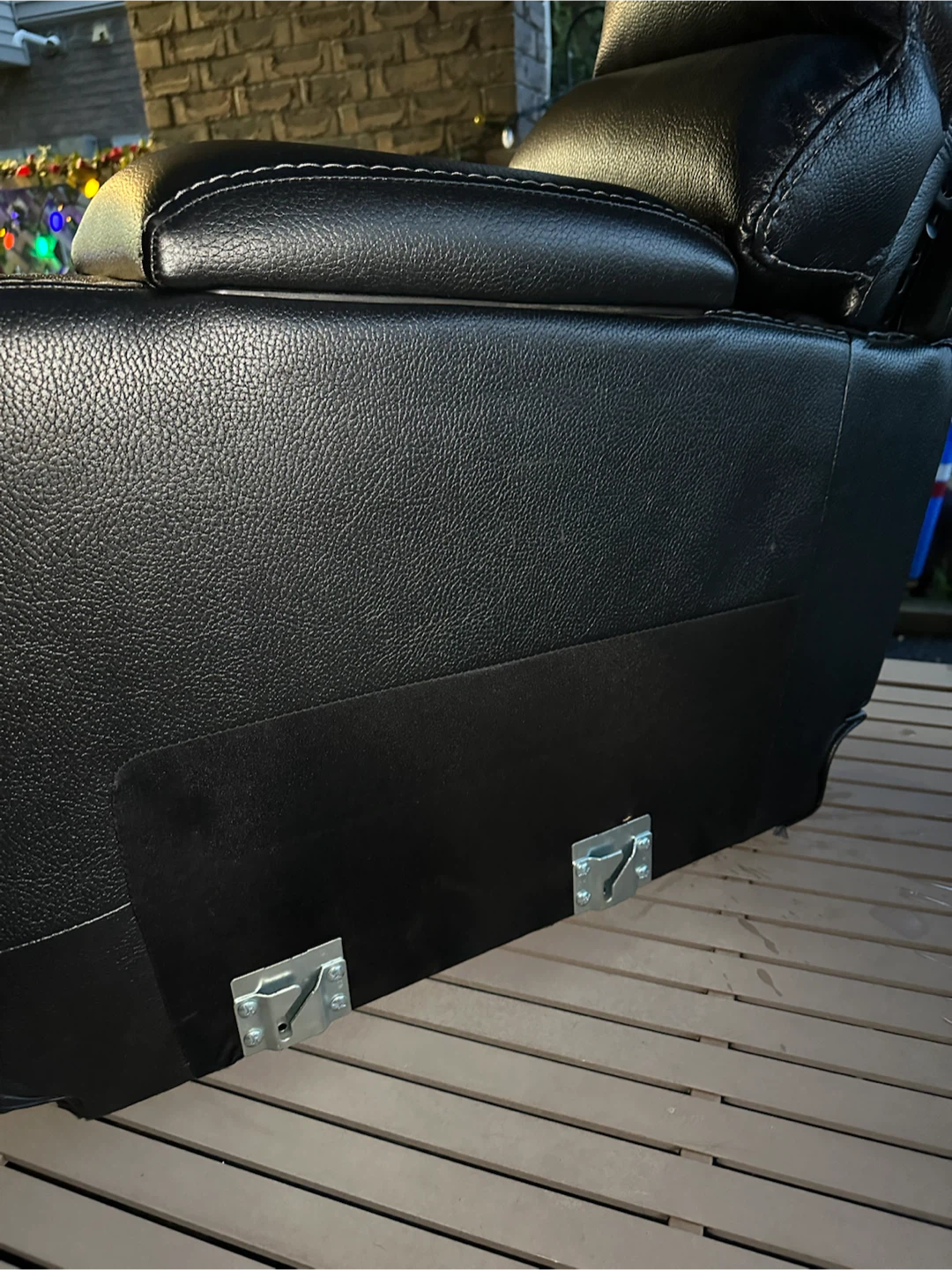 Black Car Console with Cup Holders and Storage - photo 5