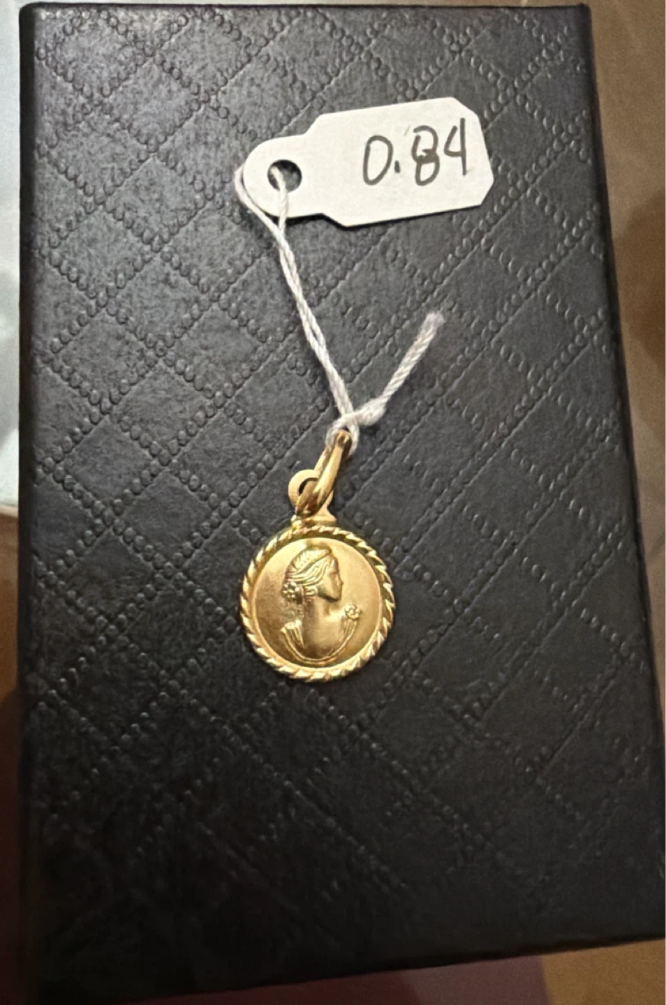 18k Saudi Gold Pendant Charm