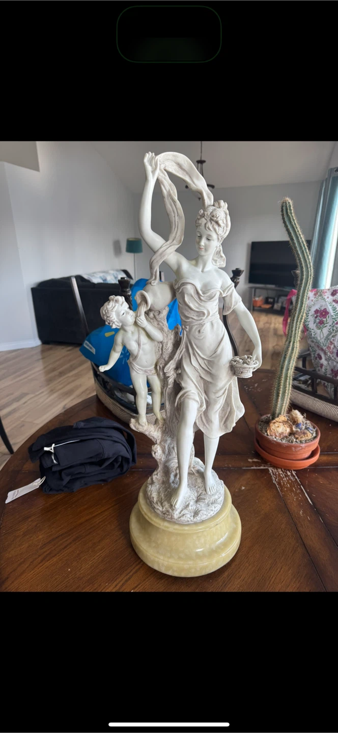 Vintage Statue of Woman and Child