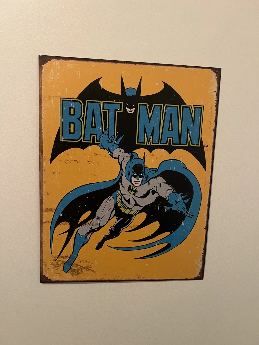 Batman Metal Sign