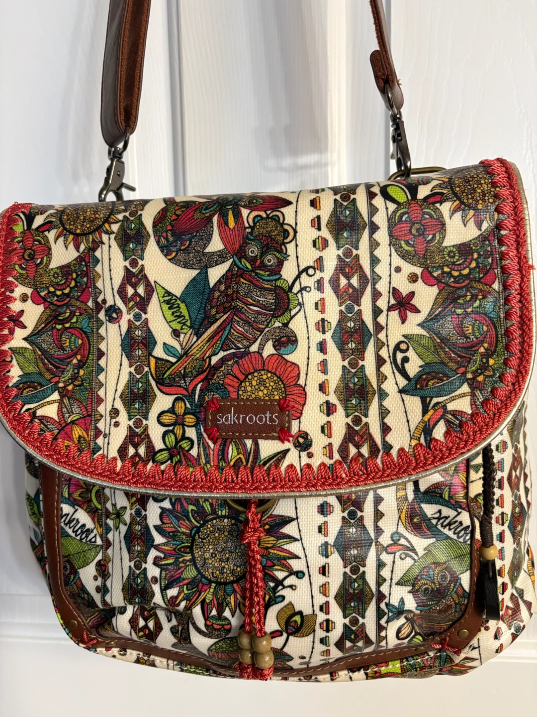 Sakroots Artist Circle Crossbody/Shoulder Bag