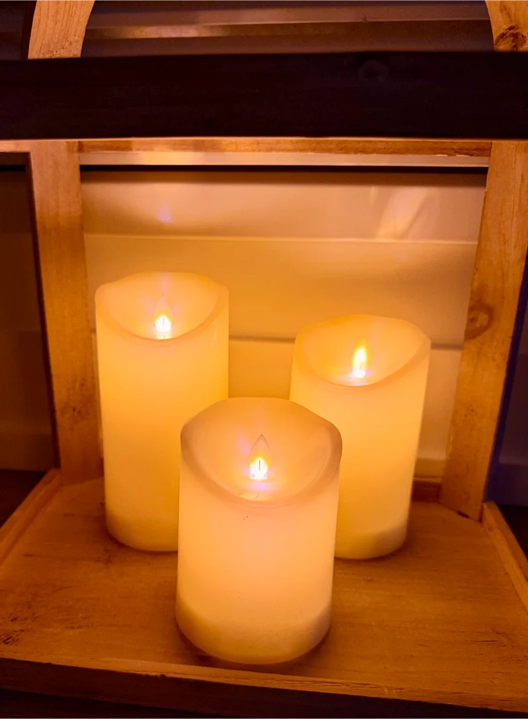 Flickering Flameless Candles with Remote - photo 2
