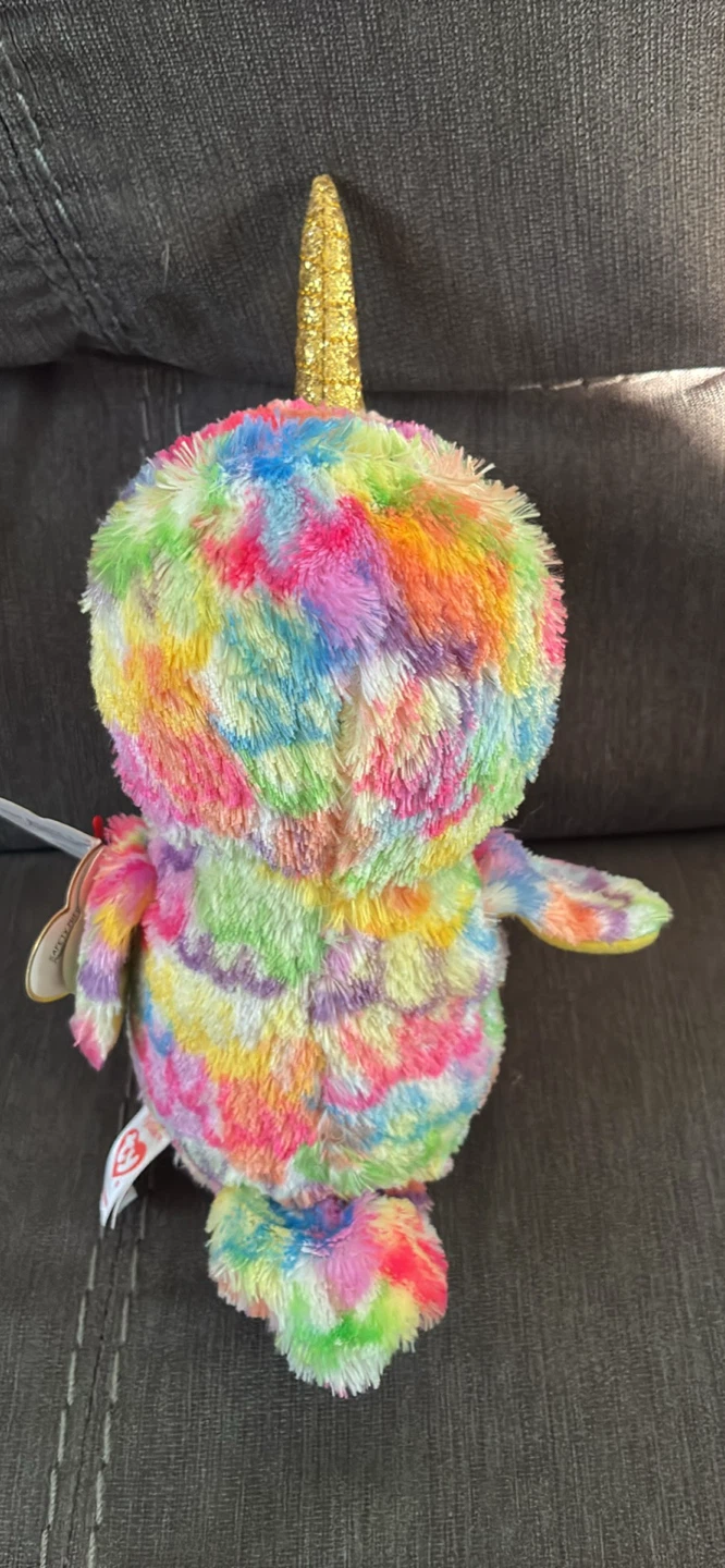 New w tags Beanie Boo's Enchanted Narwhal Plush Toy - photo 4