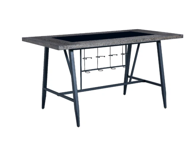 Bar Table with Wine Glass Rack - photo 2