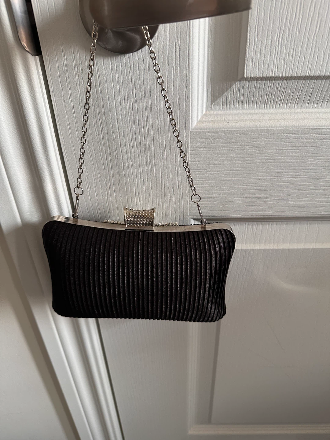 Brand new Black Rhinestone Clutch Purse - photo 2