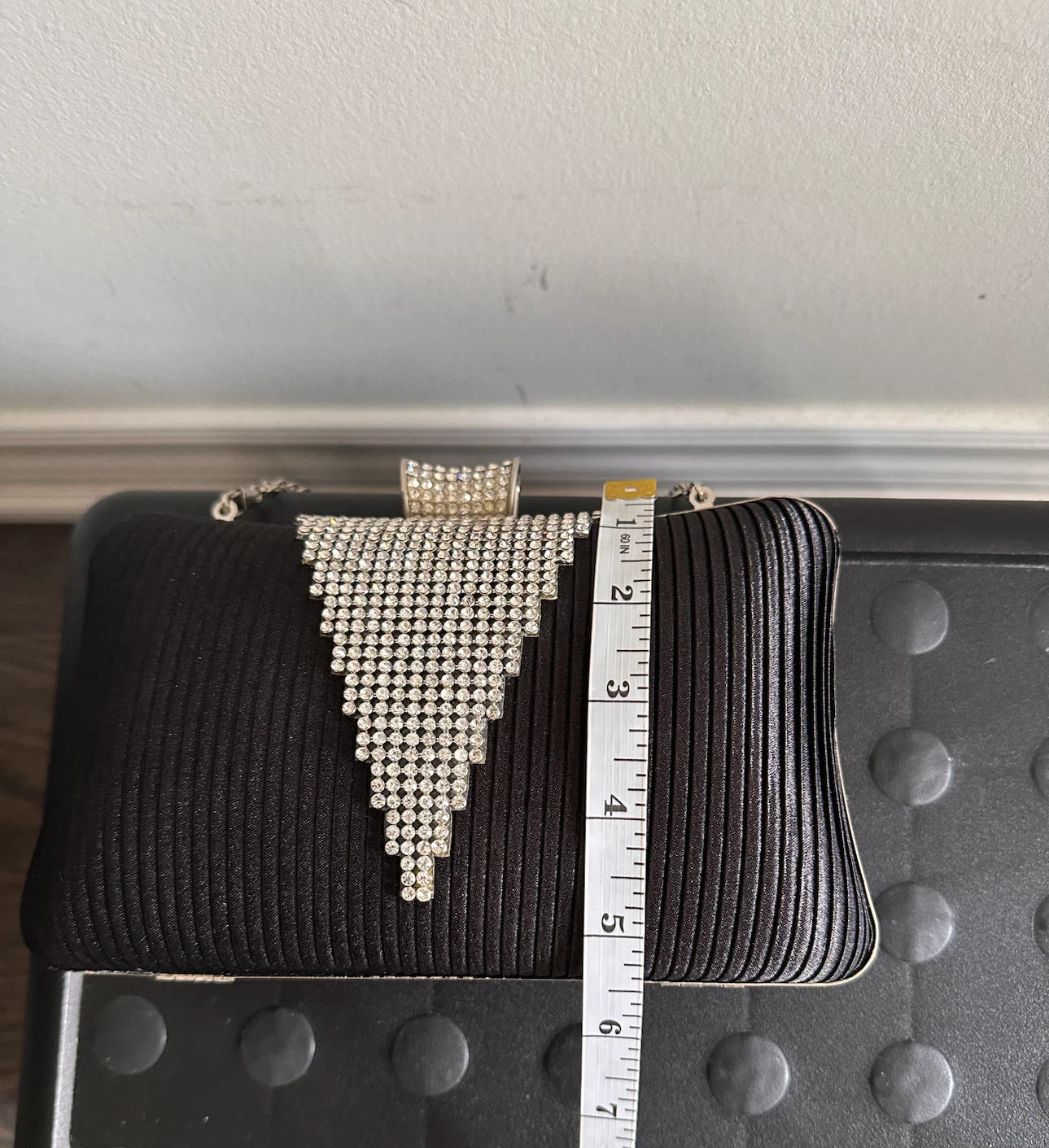 Brand new Black Rhinestone Clutch Purse - photo 4