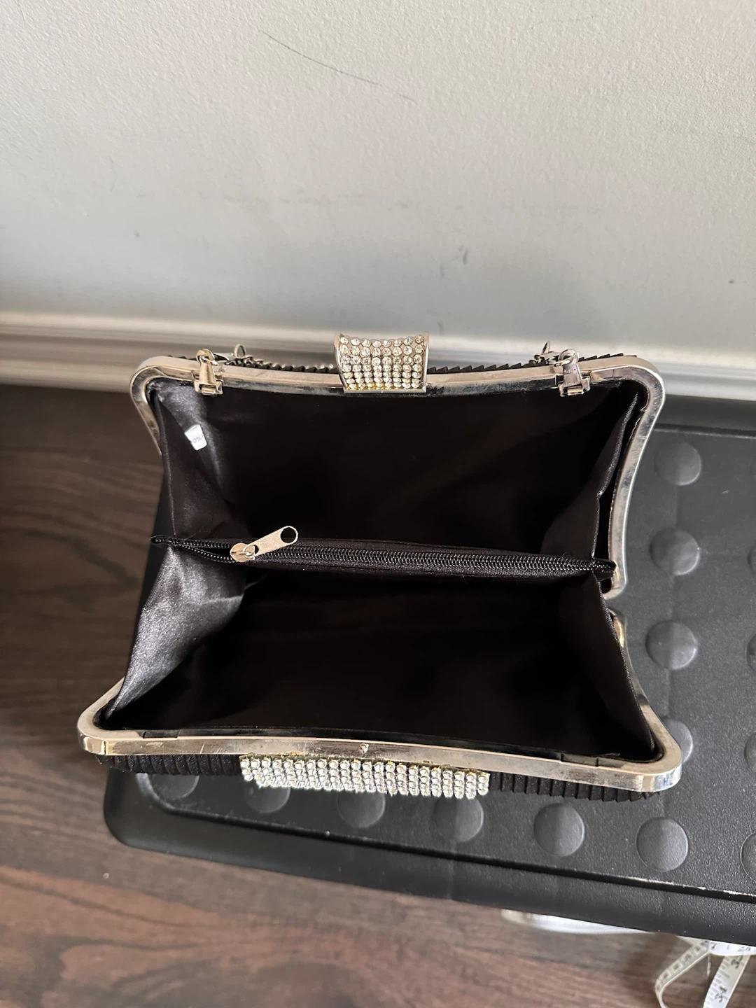 Brand new Black Rhinestone Clutch Purse - photo 5