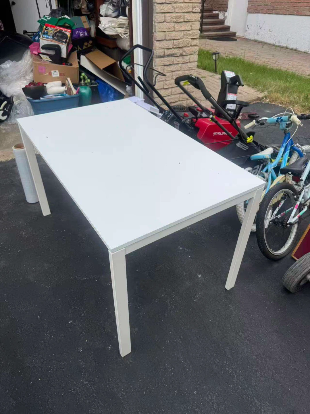 Ikea white desk - photo 2
