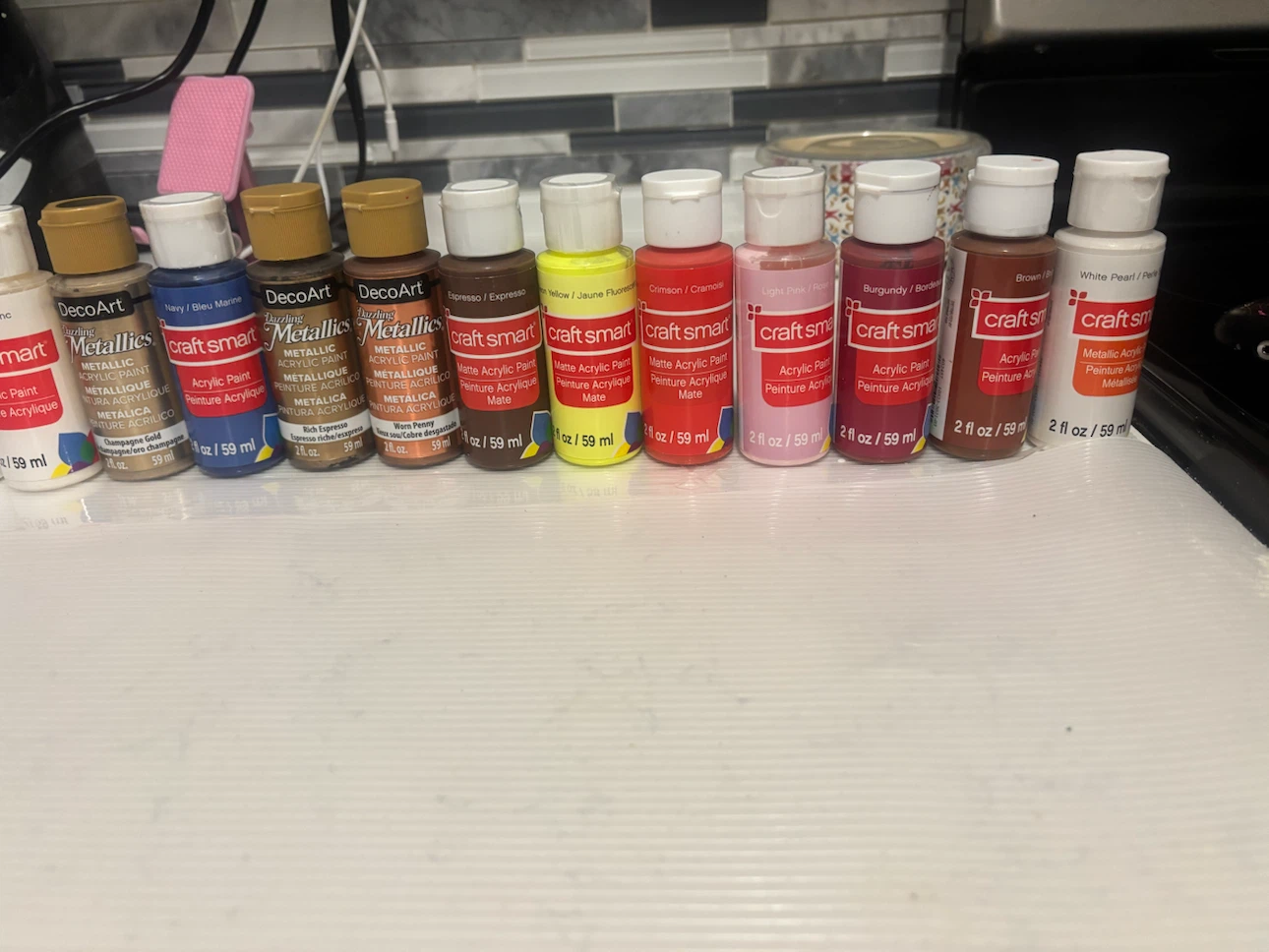 Craft Smart & DecoArt Acrylic Paint Lot