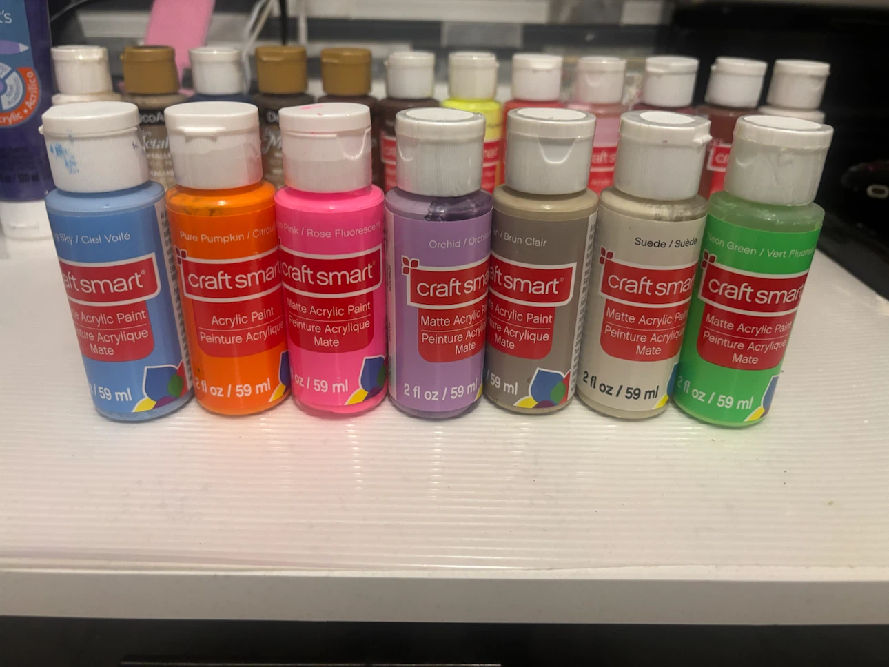 Craft Smart & DecoArt Acrylic Paint Lot - photo 2