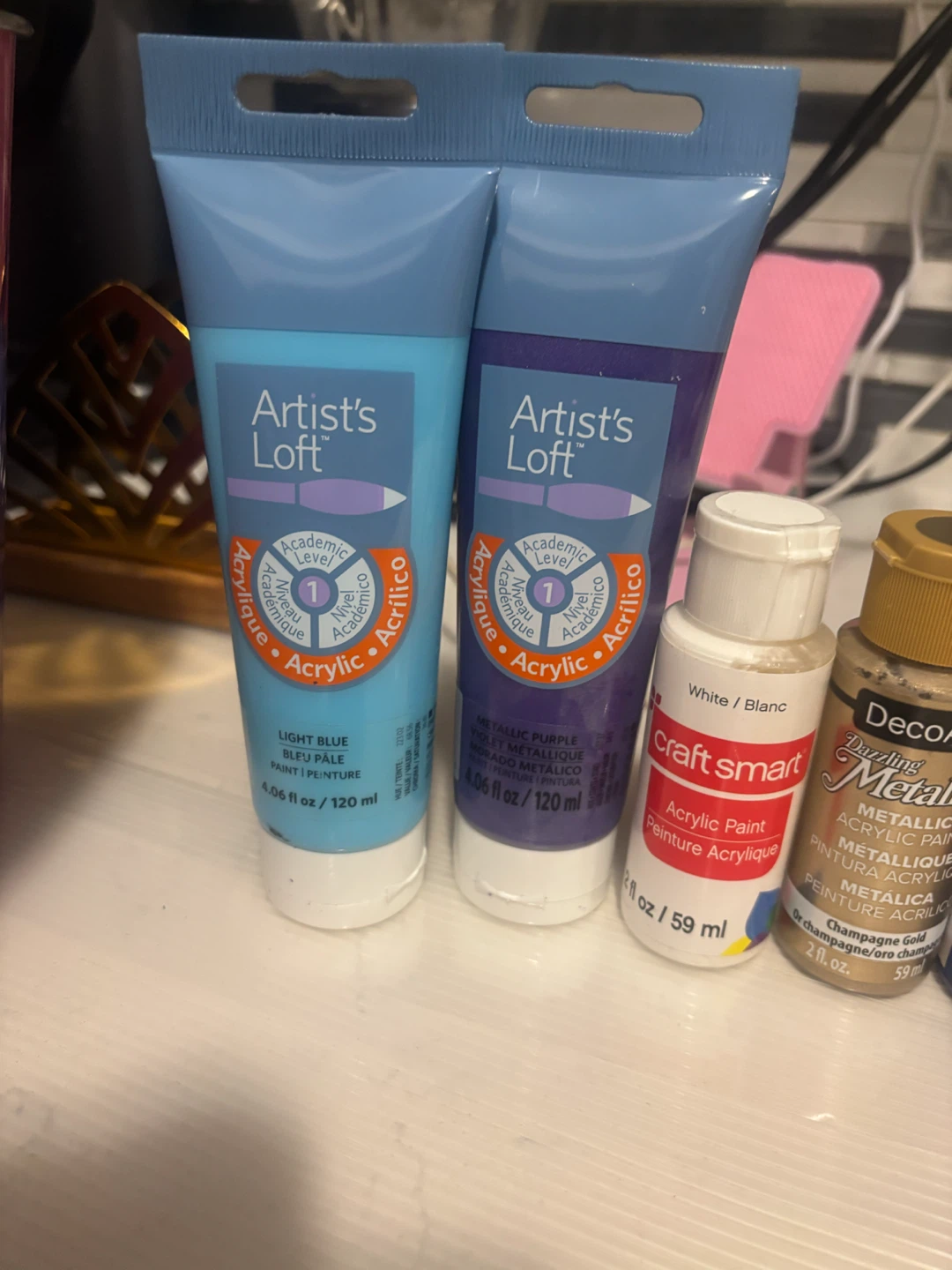 Craft Smart & DecoArt Acrylic Paint Lot - photo 3