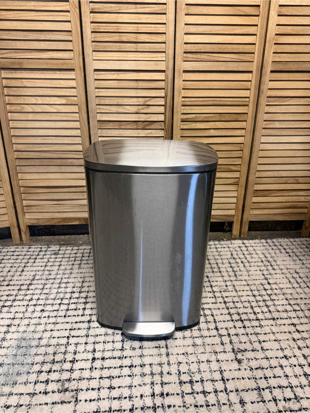 Stainless Steel Step Trash Can