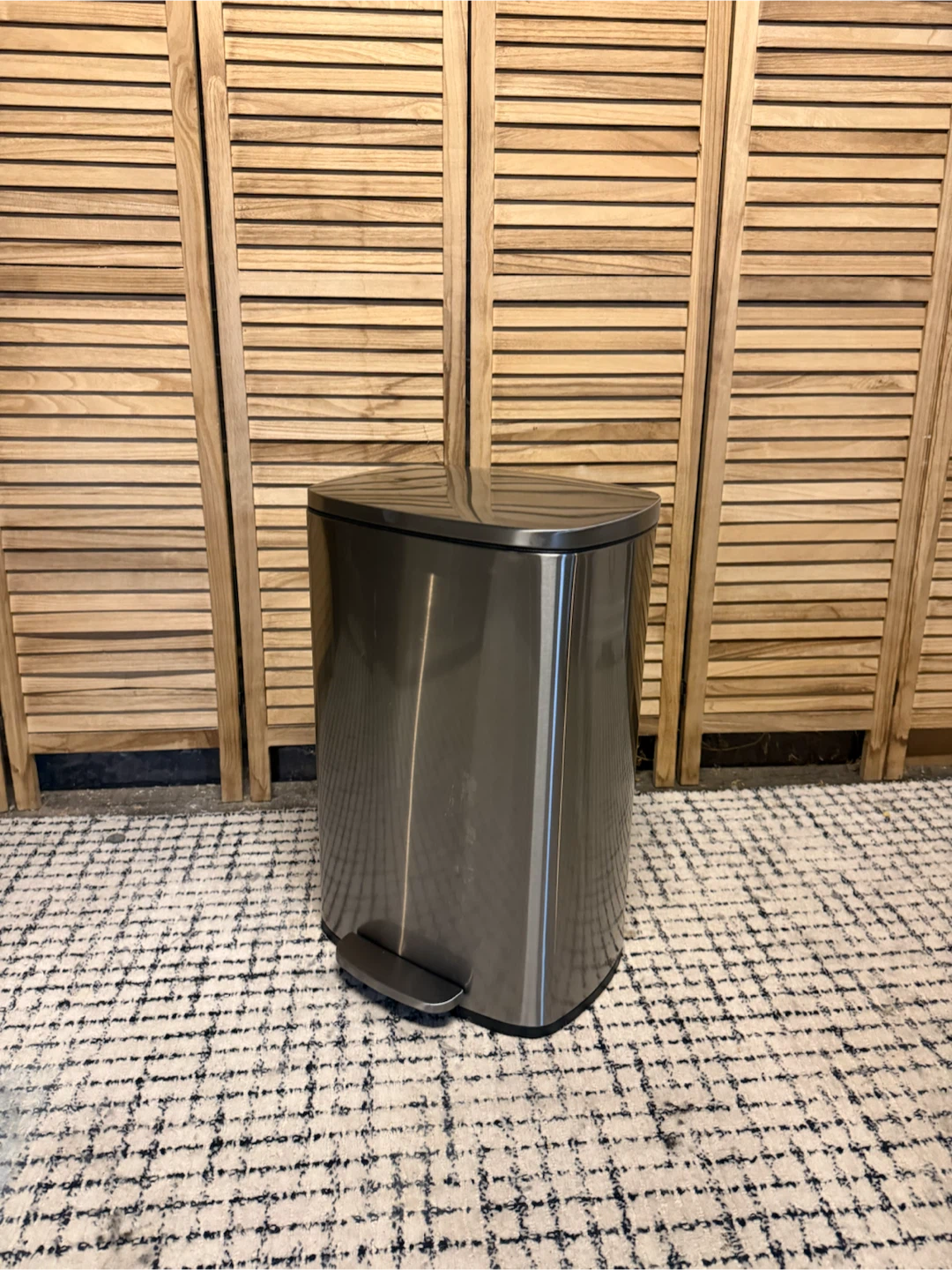 Stainless Steel Step Trash Can - photo 2