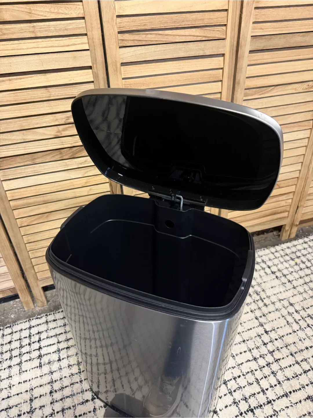 Stainless Steel Step Trash Can - photo 3
