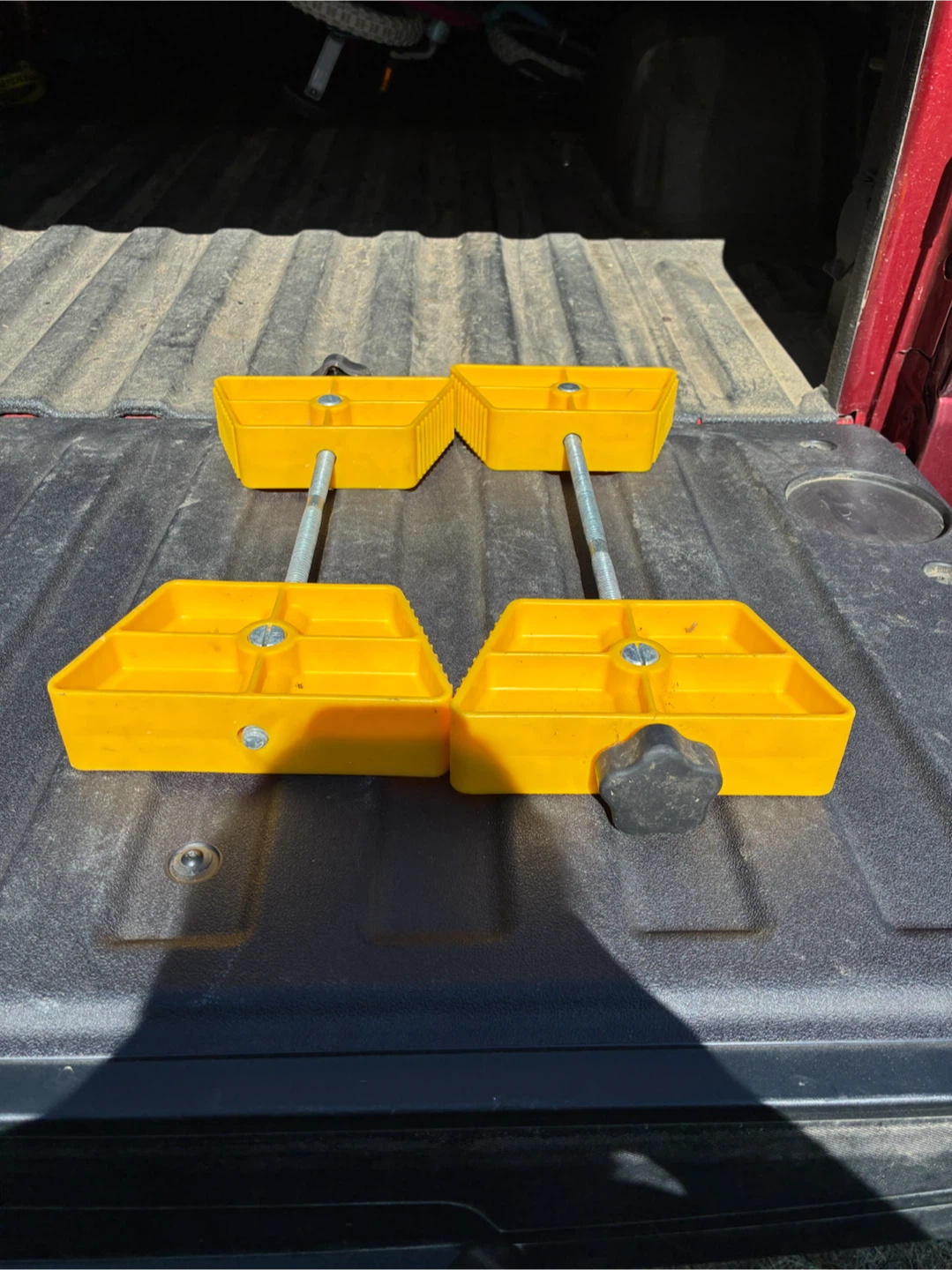 Pair of Yellow Wheel Chocks - photo 2