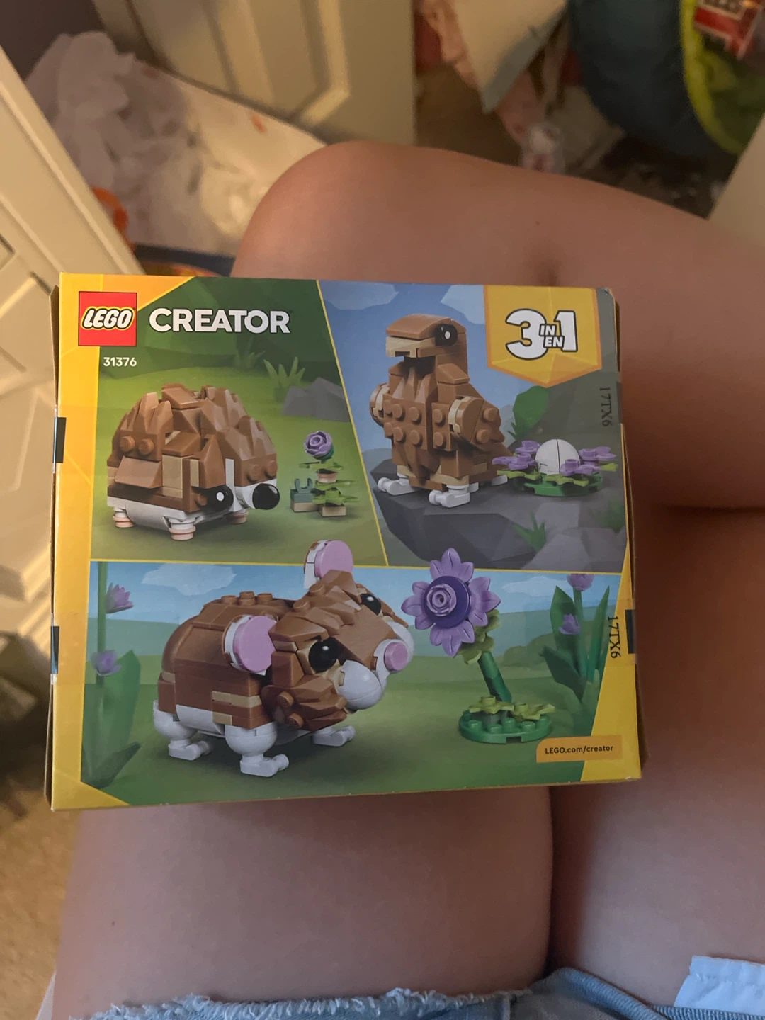 LEGO Creator 3-in-1 Hedgehog/Owl/Hamster Building Set 31376