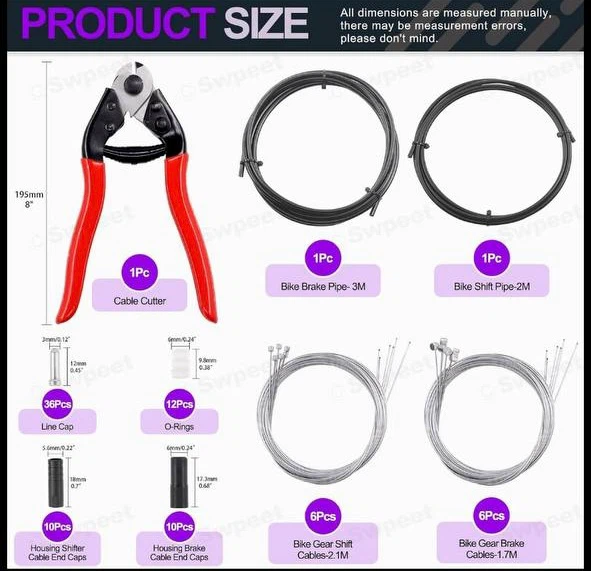 Bike Brake and Shift Cable Replacement Kit with Cutter - photo 4