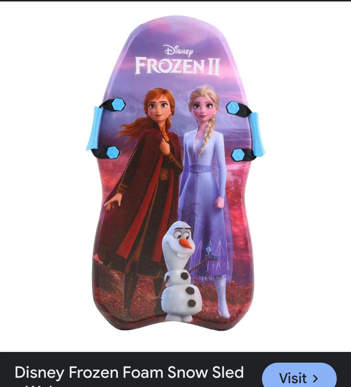 Disney Frozen II Foam Snow Sled - photo 2