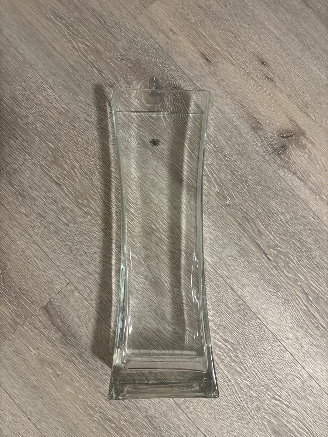 Clear Glass Tall Vase - photo 5
