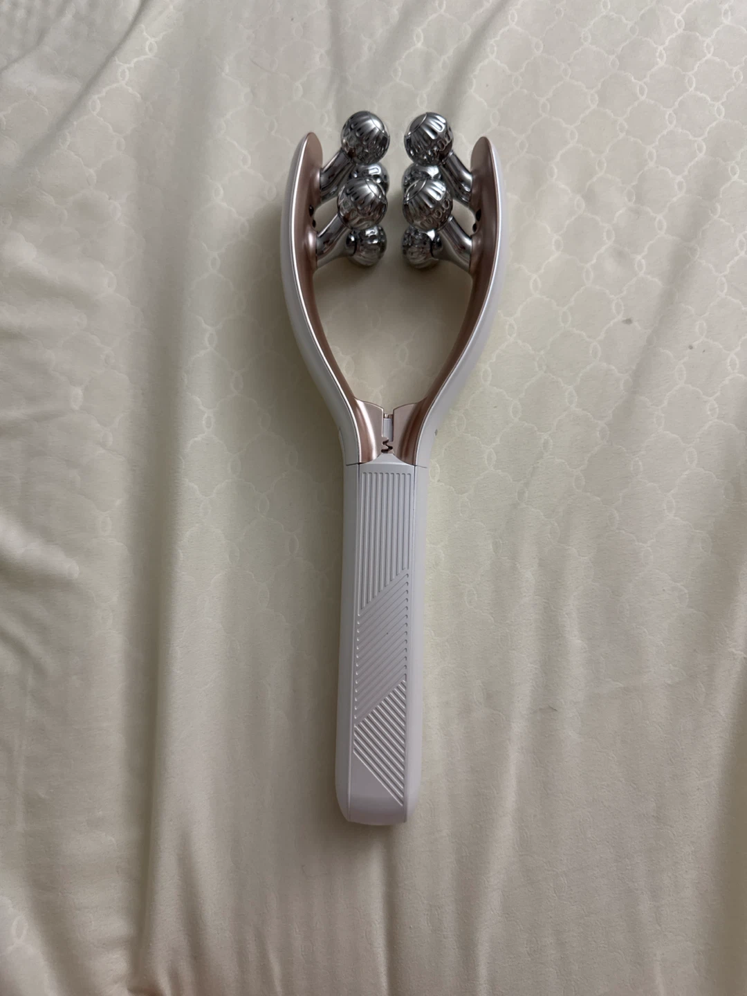 Rechargeable Facial Roller Massager with LED Therapy - photo 4