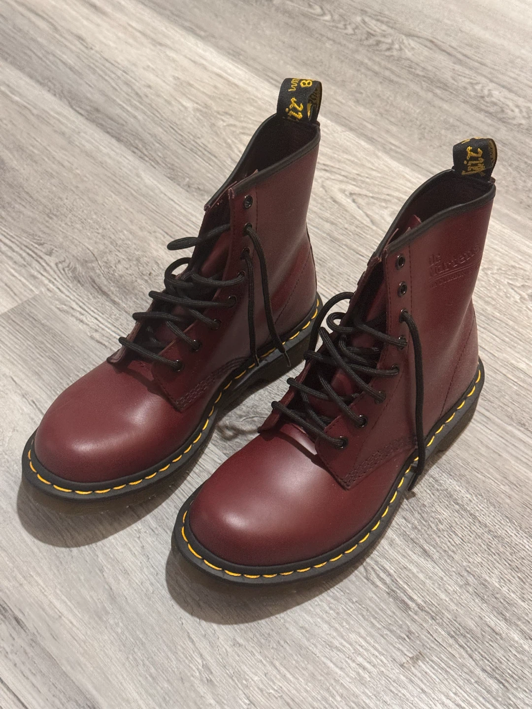 Dr. Martens 1460 Cherry Red Smooth Leather Boots