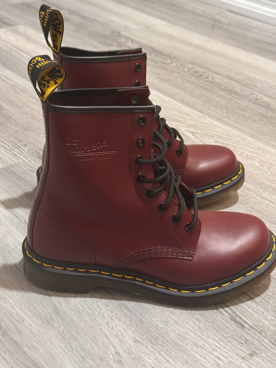 Dr. Martens 1460 Cherry Red Smooth Leather Boots - photo 2