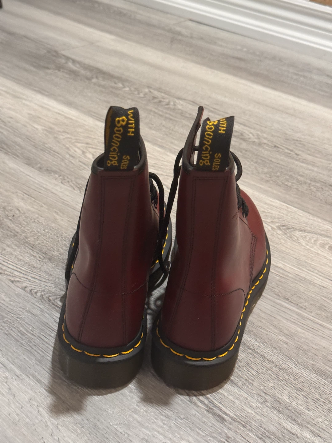 Dr. Martens 1460 Cherry Red Smooth Leather Boots - photo 3
