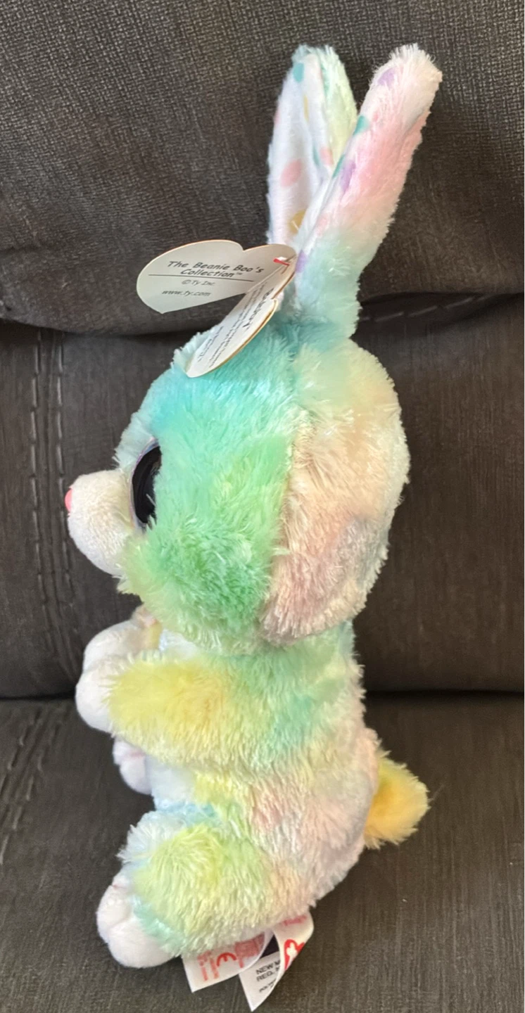New w tags Ty Beanie Boo Buddy Bunny Plush - photo 2