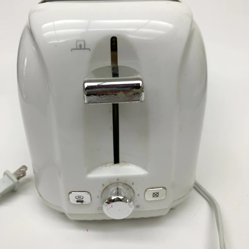 2 Slice Toaster White Kitchen Appliance Breakfast Sunbeam 800W - photo 3