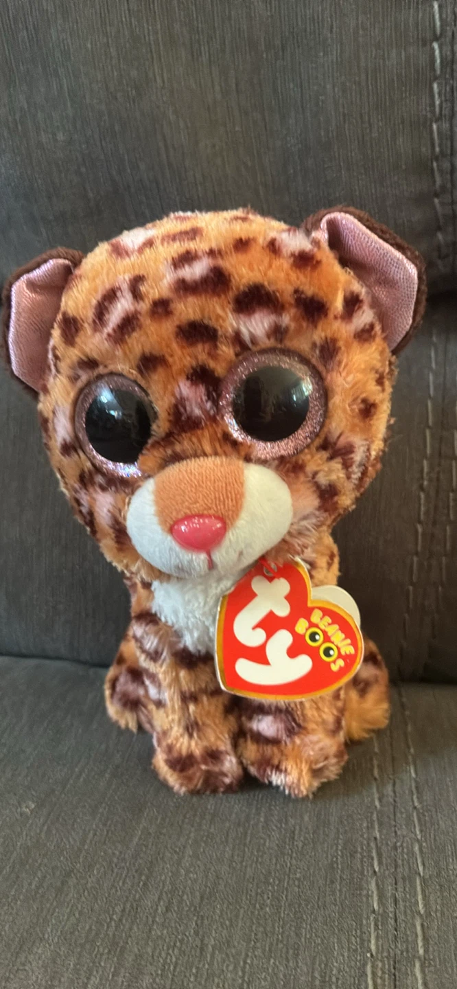 New w tags Ty Beanie Boo's Patches Leopard Plush Toy