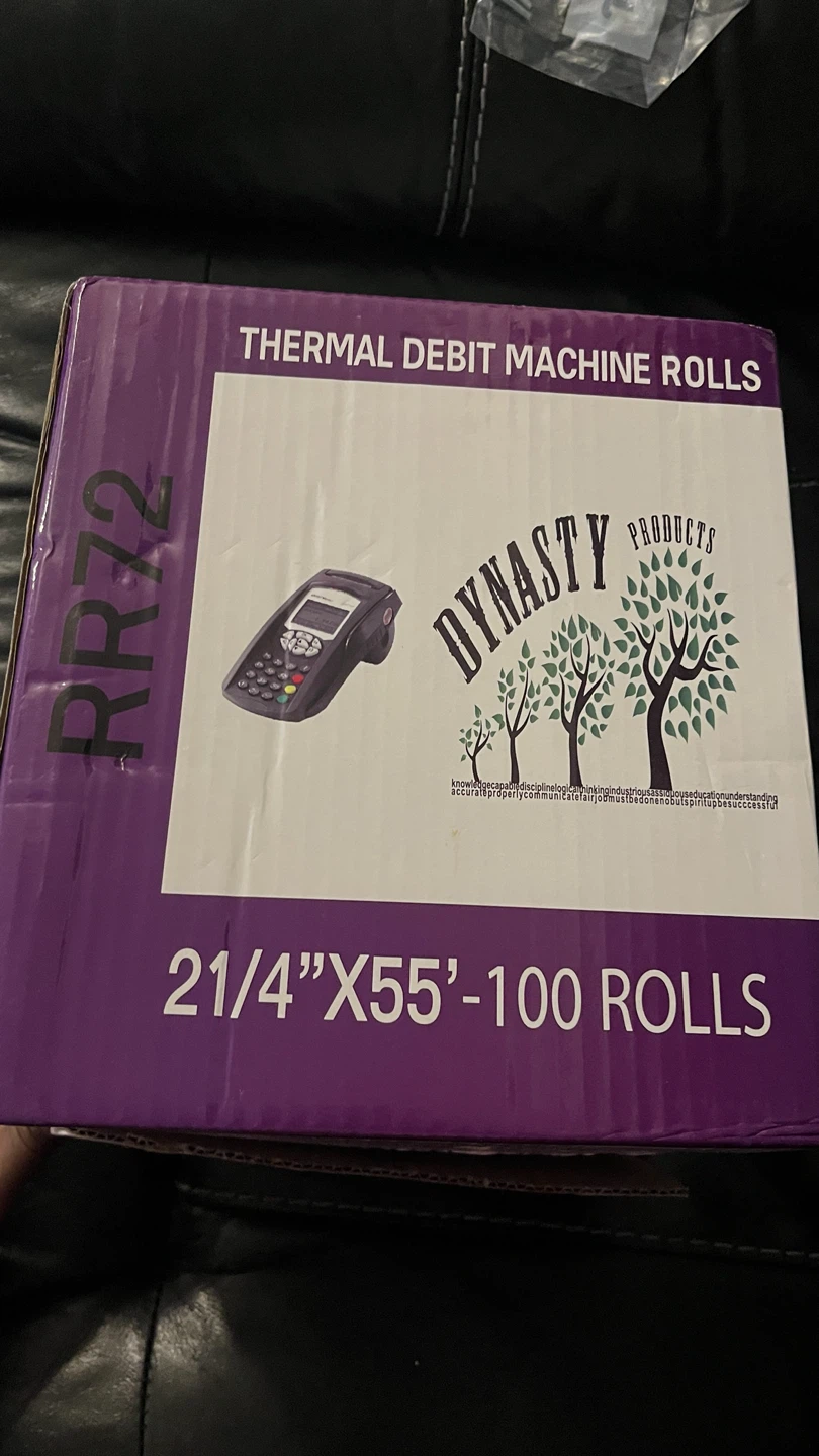 Dynasty Products Thermal Debit Machine Rolls RR72
