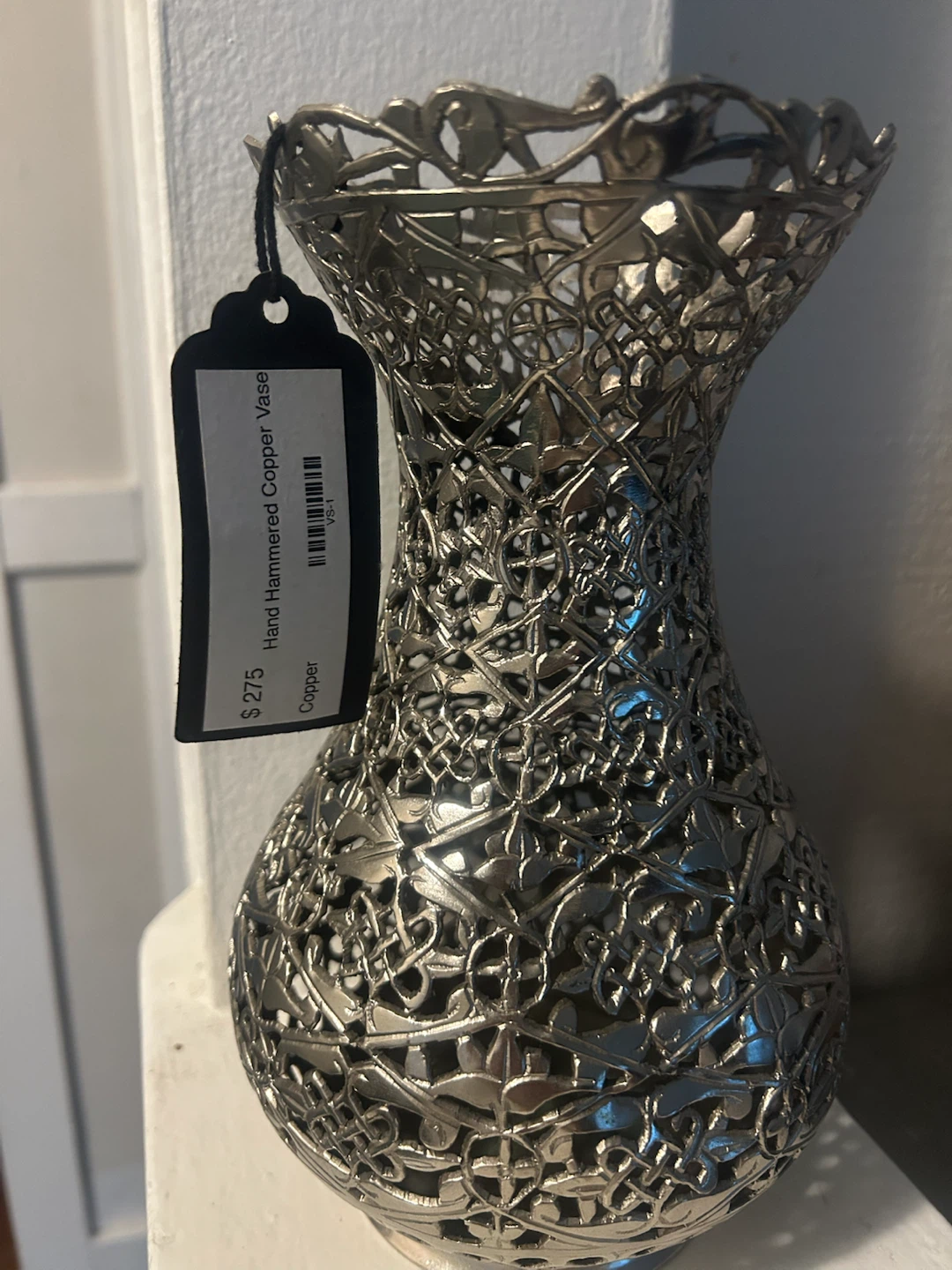 Hand Hammered Copper Vase - photo 4