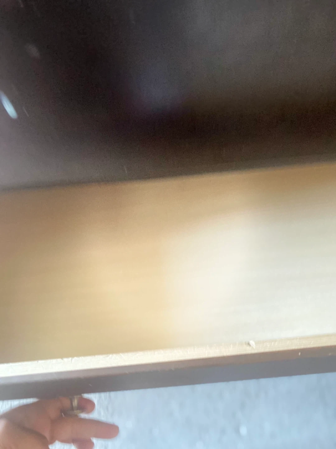 Dark Brown Six-Drawer Dresser/ Chest / Mirror - photo 4