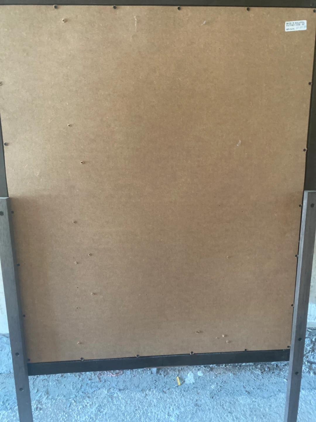 Dark Brown Six-Drawer Dresser/ Chest / Mirror - photo 3
