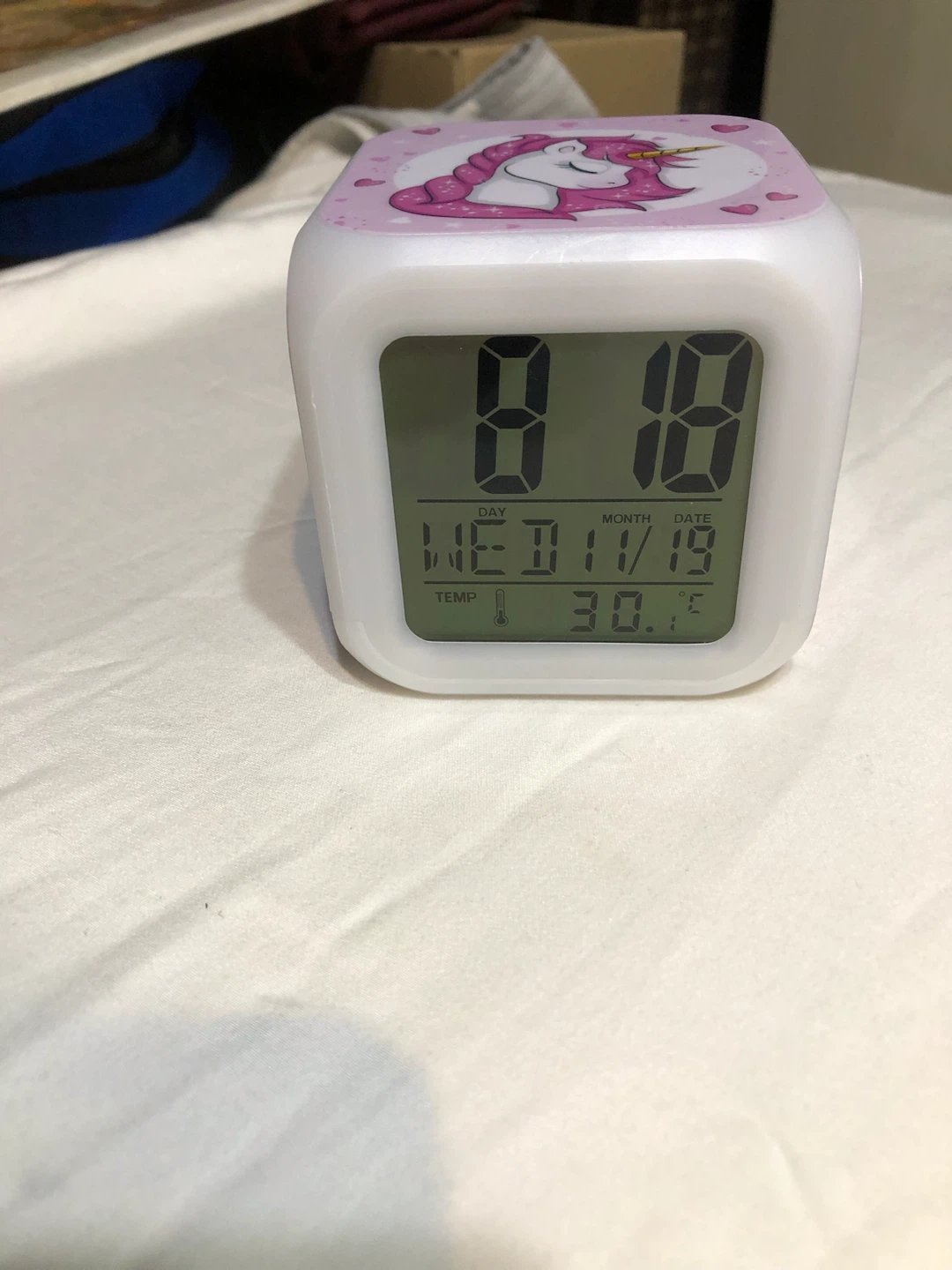 New-Unicorn Colour Changing Alarm Clock - photo 3