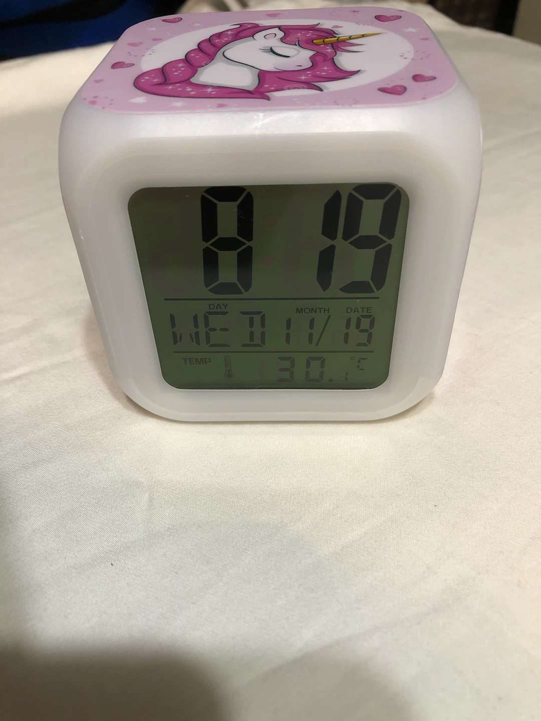 New-Unicorn Colour Changing Alarm Clock - photo 4