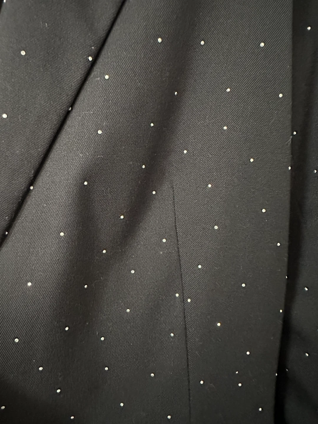 Nine West Black Blazer with White Polka Dots - photo 2