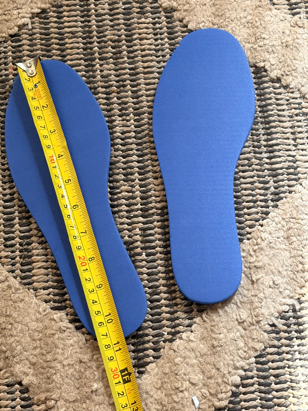 Blue Foam Insoles - Size 9-10 Unisex Orthotic Inserts - photo 2
