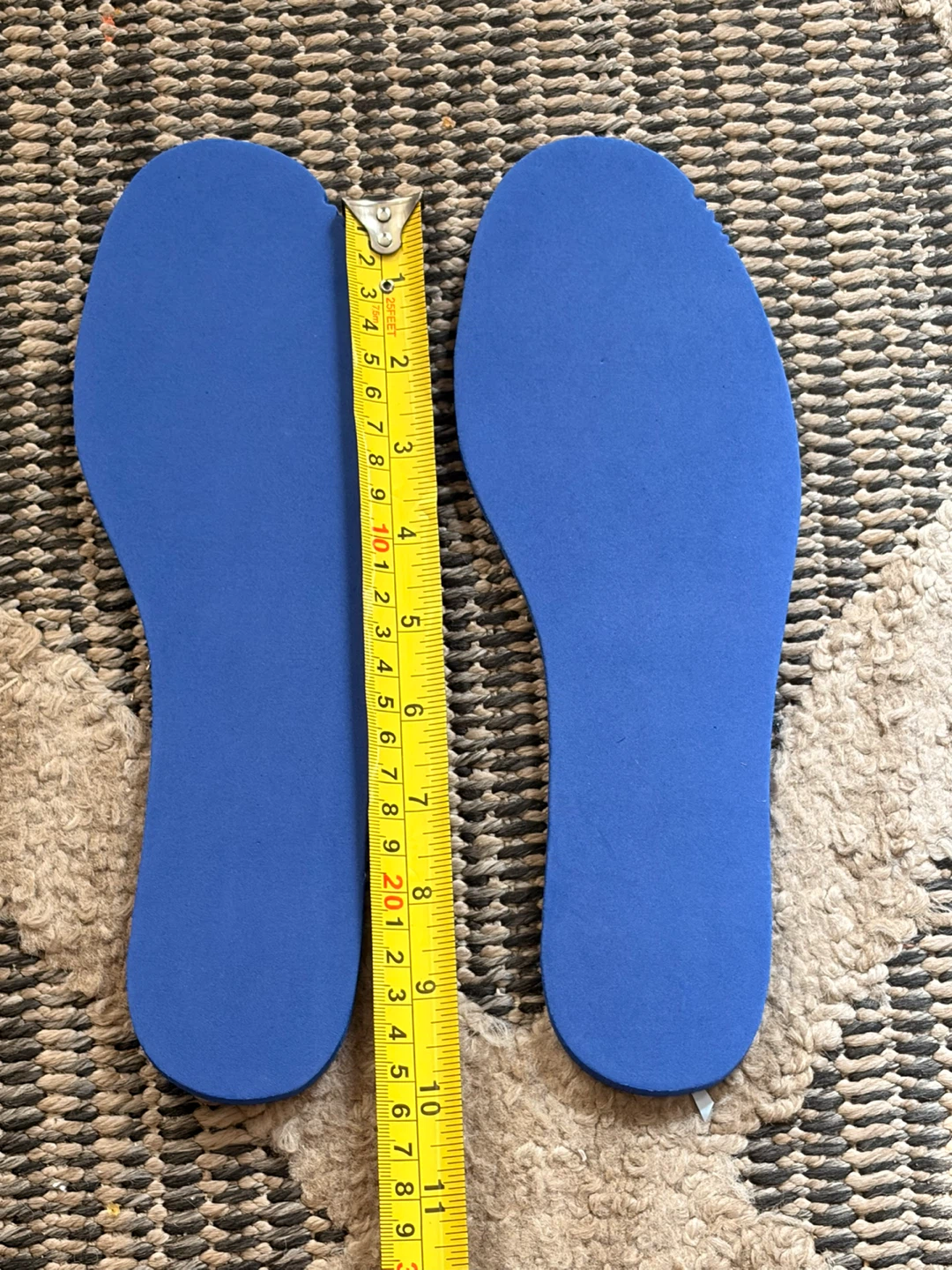 Blue Foam Insoles - Size 9-10 Unisex Orthotic Inserts - photo 5