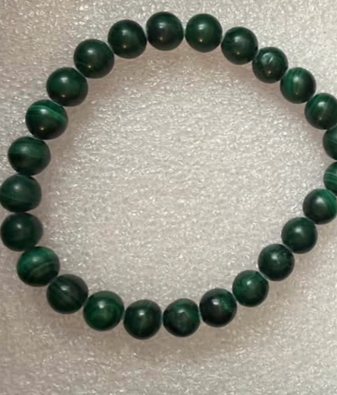 Malachite  Gorgeous Green Beaded Bracelet - photo 3