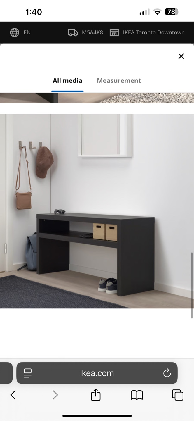 IKEA Entertainment Unit/Bench