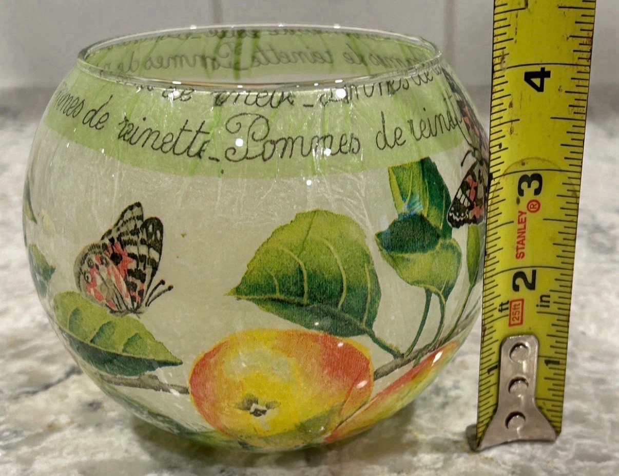 Romance Lights Glass Apple Votive Candle Holder - photo 4